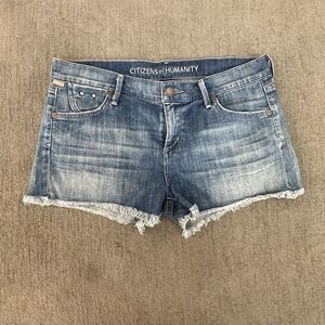 Citizens of Humanity cutoff denim shorts